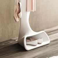 Pisolo bedroom clothes stand - white 5